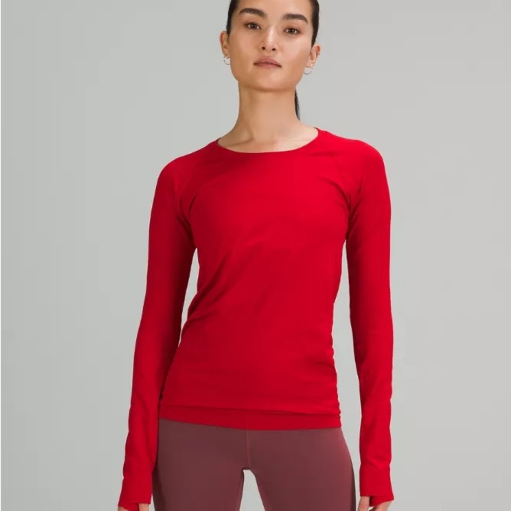 Red lululemon lunar new year swiftly